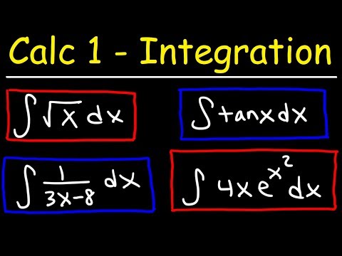 Calculus 1 - Integration & Antiderivatives