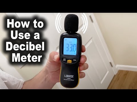 How to Use LONVOX Sound Level Meter | Amazon Decibel Meter