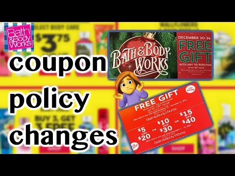 Bath & Body Works *COUPON POLICY CHANGE*