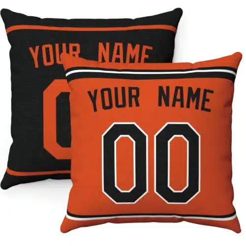 ANTKING Throw Pillow Baltimore Personalized Custom Any Name and Number for Men Women Boy Gift