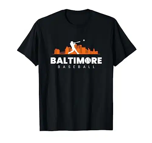 Baltimore Baseball Vintage Minimalist Retro Baseball Lover T Shirt