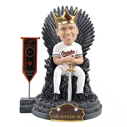 Cal Ripken Jr. Baltimore Orioles Game of Thrones Iron Throne Bobblehead MLB