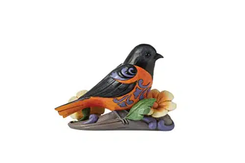 Enesco Jim Shore Heartwood Creek Baltimore Oriole Bird Figurine, Inch, Multicolor