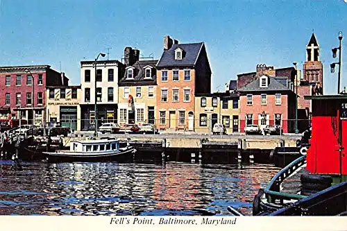 Fell's Point Baltimore, Maryland MD Postcards