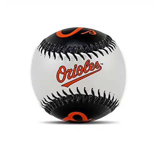 Franklin Sports Baltimore Orioles MLB Team Baseball   MLB Team Logo Soft Baseballs   Toy Baseball for Kids   Great Decoration for Desks and Office