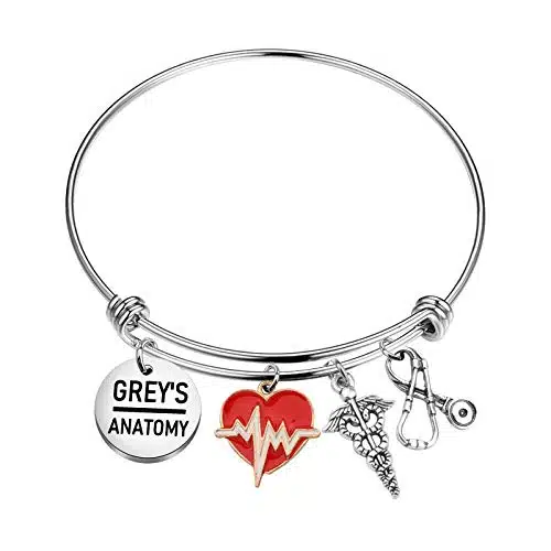 BLEOUK Funny TV Series Gift for Greys Anatomy TV Show Fans Fandom Birthday Gift (GREYS ANATOMY BR)