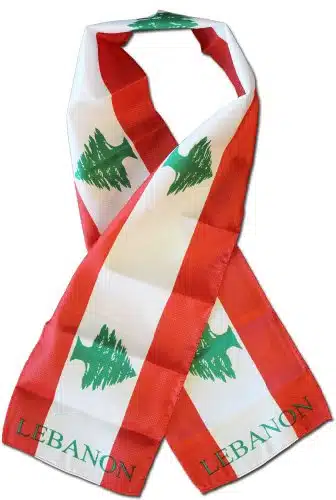 Lebanon   Flag Scarf