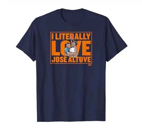 Officially Licensed Jose Altuve   Literally Love Altuve T Shirt