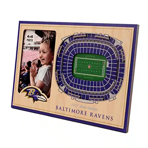 YouTheFan NFL Baltimore Ravens D StadiumViews Picture Frame