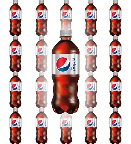 Diet Pepsi Soda, oz Bottle (Pack of , Total of Fl Oz)