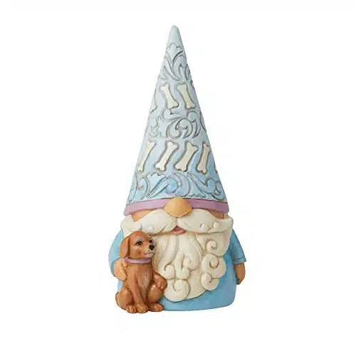 Enesco Jim Shore Heartwood Creek Gnome with Dog Figurine, Inch, Multicolor