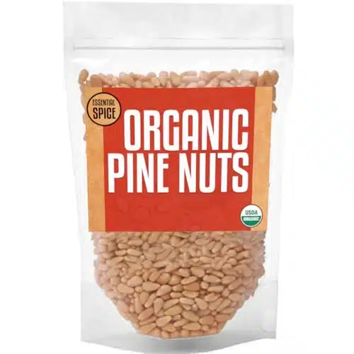 Essential Spice Organic Pine Nuts (Pignolias), Lb