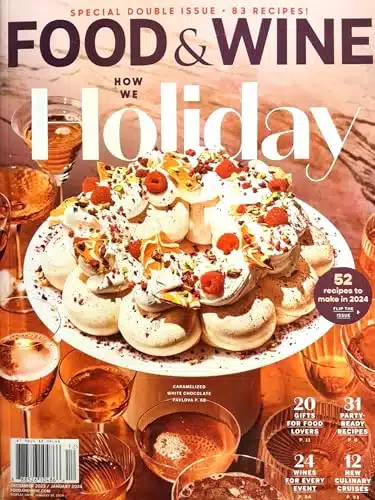 Food & Wine Magazine December January Recipes To Make In