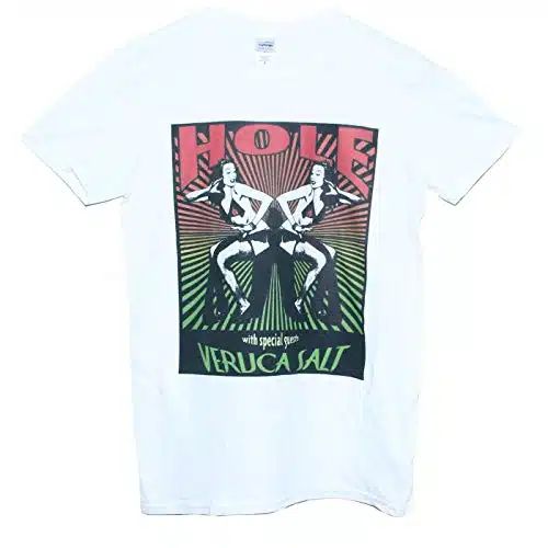 Hole T Shirt Veruca Salt Courtney Love Punk Rock Grunge Band Tee White XXXL