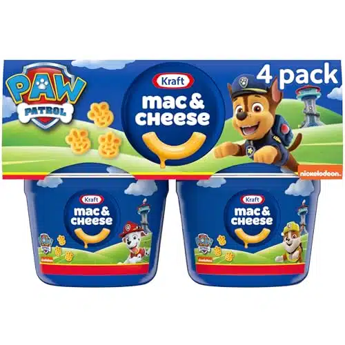 Kraft Easy Microwavable Macaroni and Cheese Cups with Nickelodeon Paw Patrol Pasta Shapes (ct Pack, oz Cups)
