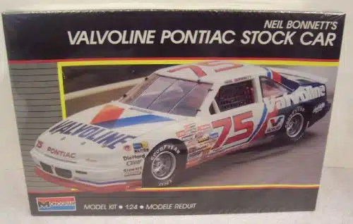 Monogram #Neil Bonnett's Valvoline Pontiac Stock Car Scale Plastic Model Kit