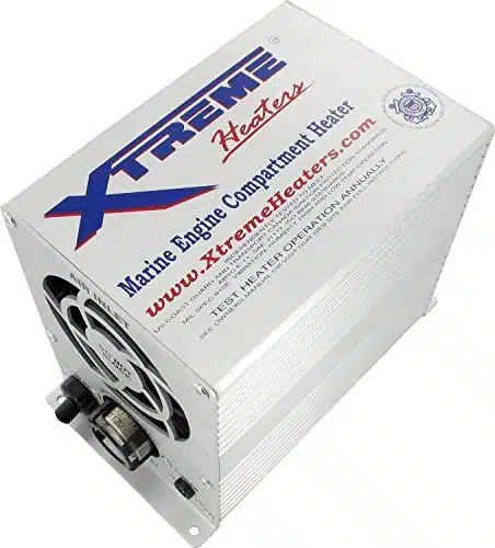 Xtreme Heaters Boat Engine Compartment Heater  Bilge Heater Small w   Boats up to '  Marine Boat Heater, Boat Cabin Heater, Well House Heater, Greenhouse Heater, Xtreme Freeze