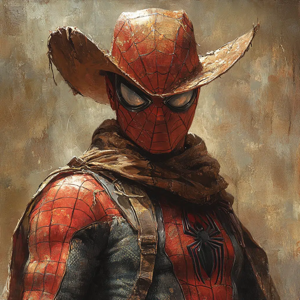 cowboy spiderman