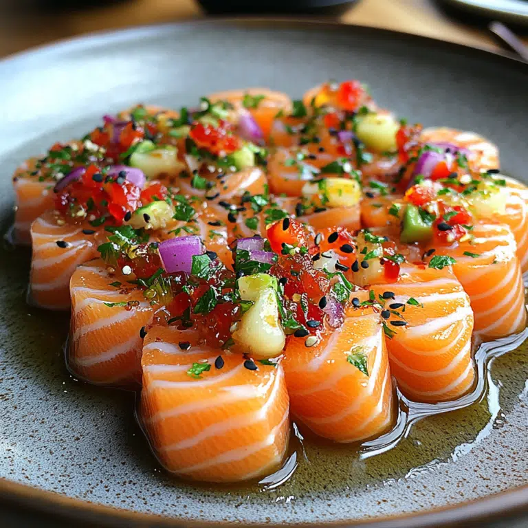 salmon crudo