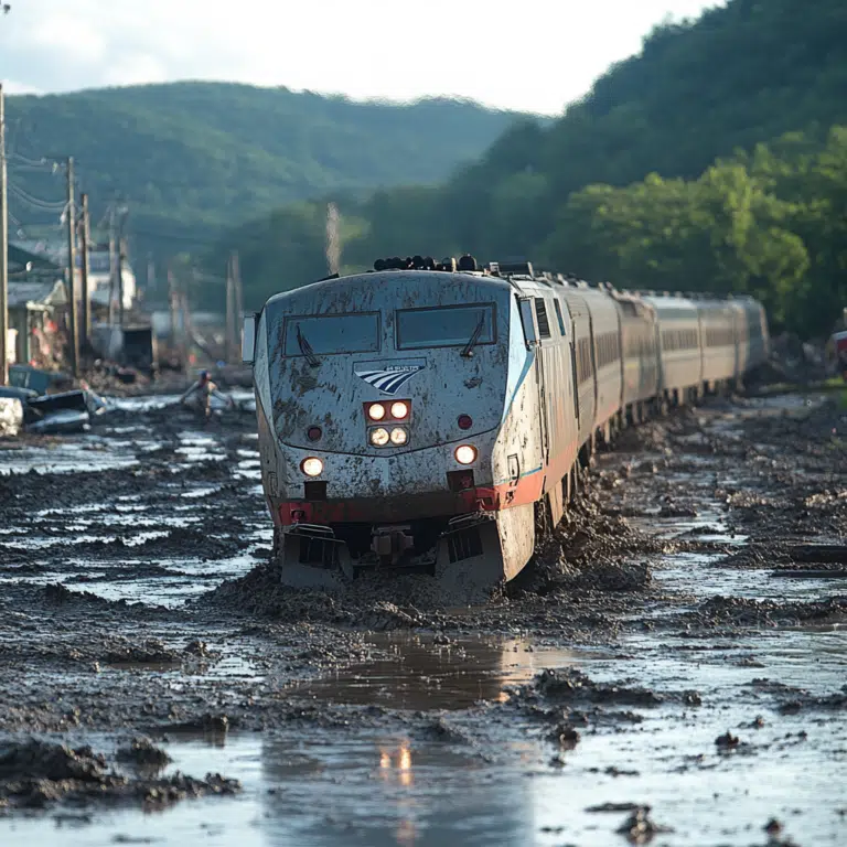 amtrak train mudslide